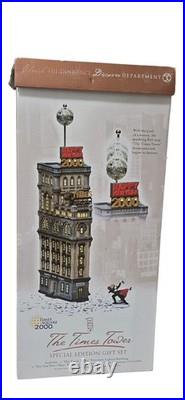 Department 56 Times Square 2000 Times Tower Animated Special Edition NEW