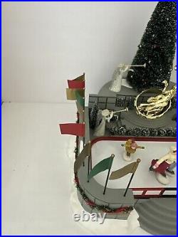 Department 56 Village Animated Rockefeller Plaza Skating Rink 56.52504 RETIRED