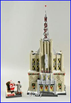 Department 56 WDFS Radio Station Christmas In The City (Set of 2) 4016899 NIB