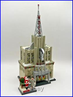 Department 56 WDFS Radio Station Christmas In The City (Set of 2) 4016899 NIB