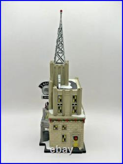 Department 56 WDFS Radio Station Christmas In The City (Set of 2) 4016899 NIB