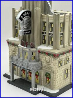 Department 56 WDFS Radio Station Christmas In The City (Set of 2) 4016899 NIB