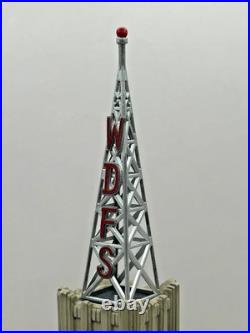 Department 56 WDFS Radio Station Christmas In The City (Set of 2) 4016899 NIB