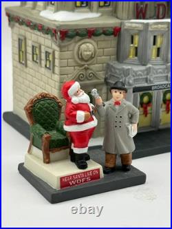 Department 56 WDFS Radio Station Christmas In The City (Set of 2) 4016899 NIB
