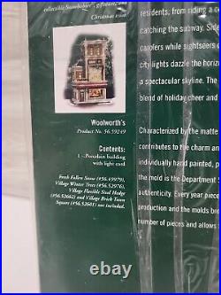 Department 56 Woolworth's 59249 Christmas In The City CIC Village 2005 RARE