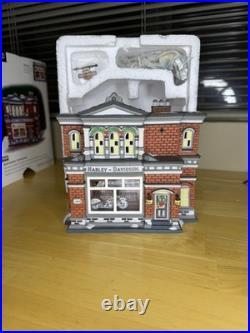 Department 56 Xmas in the City Harley-Davidson Dealership Building Boxed
