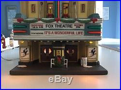 Department 56 christmas in the city Fox theater Its A Wonderful Life