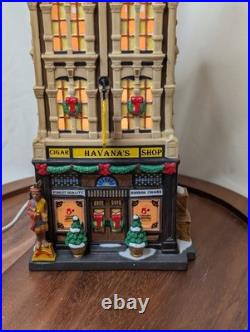 Department 56 christmas in the city Havana's Cigar Shop Minor Flaw See Desc Department 56 christmas in the city Havana's Cigar Shop Minor Flaw See Desc