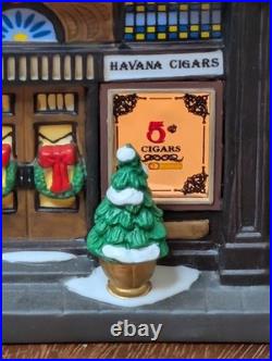 Department 56 christmas in the city Havana's Cigar Shop Minor Flaw See Desc Department 56 christmas in the city Havana's Cigar Shop Minor Flaw See Desc