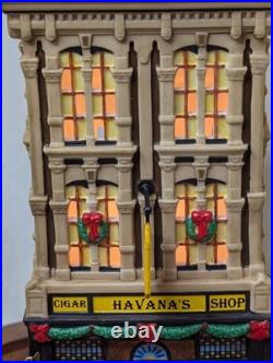 Department 56 christmas in the city Havana's Cigar Shop Minor Flaw See Desc Department 56 christmas in the city Havana's Cigar Shop Minor Flaw See Desc