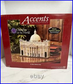 Department 56 christmas in the city The Vatican, St. Peter's Basilica Brand New