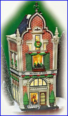 Department Dept 56 Christmas in The City Milano of Italy #59238 NEW in Box Department Dept 56 Christmas in The City Milano of Italy #59238 NEW in Box