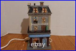 Dept. 56 2002 Christmas In The City Chez Monet 3-D Scene Couple Having Dinner