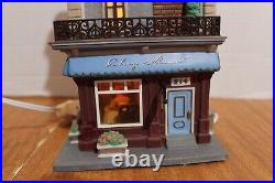 Dept. 56 2002 Christmas In The City Chez Monet 3-D Scene Couple Having Dinner