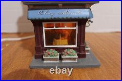 Dept. 56 2002 Christmas In The City Chez Monet 3-D Scene Couple Having Dinner