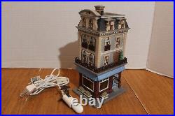 Dept. 56 2002 Christmas In The City Chez Monet 3-D Scene Couple Having Dinner