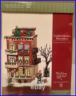 Dept. 56 2002 Christmas In The City Parkside Holiday Brownstone #56.58937
