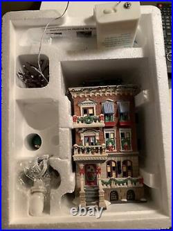 Dept. 56 2002 Christmas In The City Parkside Holiday Brownstone #56.58937