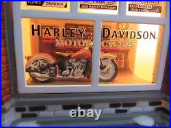 Dept. 56 2002 Harley Davidson City Dealership Christmas In The City #56.59202