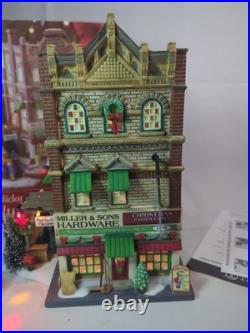 Dept. 56 2008 Miller & Son's Hardware Garden Center #799994 Christmas City C9