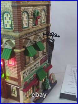 Dept. 56 2008 Miller & Son's Hardware Garden Center #799994 Christmas City C9