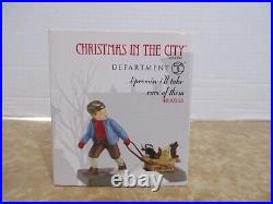 Dept. 56 2013 Christmas In The City I Promise I'll Take Care Of Them Mint#403035