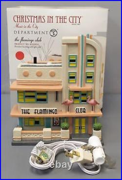 Dept 56 4022814 Christmas In The City Music In The City The Flamingo Club EX/Box