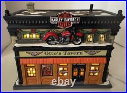 Dept 56 4042393 Christmas in the City Otto's Harley Tavern RETIRED