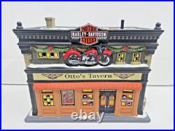 Dept 56 4042393 Christmas in the City Otto's Harley Tavern RETIRED