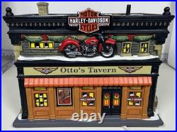 Dept 56 4042393 Christmas in the City Otto's Harley Tavern RETIRED