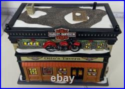 Dept 56 4042393 Christmas in the City Otto's Harley Tavern RETIRED