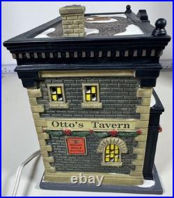 Dept 56 4042393 Christmas in the City Otto's Harley Tavern RETIRED
