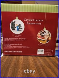 Dept 56 59219 Christmas In The City Series Crystal Gardens Conservatory EX/Box
