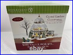 Dept 56 #59219 Crystal Gardens Conservatory, Christmas In The City Village