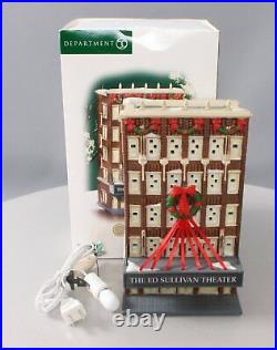 Dept 56 59233 Christmas In The City The Ed Sullivan Theater Building EX/Box