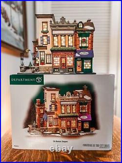 Dept 56 5th Avenue Shoppes 59212 Christmas in the City Department gallery wine