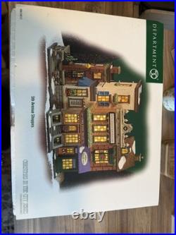 Dept 56 5th Avenue Shoppes 59212 Christmas in the City NIB