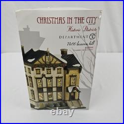 Dept 56 7400 Beacon Hill 4030346 Christmas in the City Ltd Edition Artist Signed