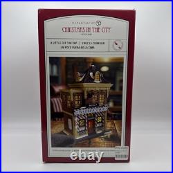 Dept 56 A LITTLE OFF THE TOP Christmas In The City Village Barber Shop 6013406