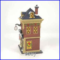Dept 56 A LITTLE OFF THE TOP Christmas In The City Village Barber Shop 6013406