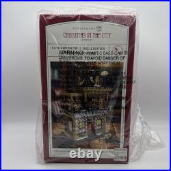 Dept 56 A LITTLE OFF THE TOP Christmas In The City Village Barber Shop 6013406
