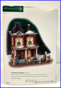 Dept 56 ARCHITECTURAL ANTIQUES 17pc 56.58927 Christmas In The City New In Box