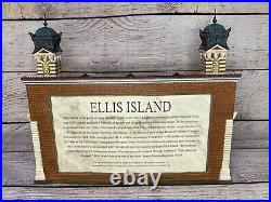 Dept 56 American Pride ELLIS ISLAND 56.57713 Complete With Scroll