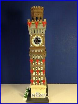 Dept 56 BALTIMORE ARTS TOWER Christmas in the City Village with box RARE