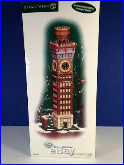 Dept 56 BALTIMORE ARTS TOWER Christmas in the City Village with box RARE
