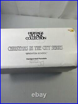 Dept 56 Brighton School Christmas in the City Series 58876 With Box