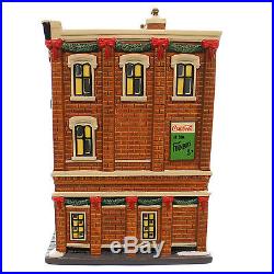 Dept 56 Buildings JACOBS PHARMACY Porcelain Christmas In City Coca-Cola 4044791