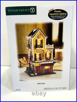 Dept 56 CAFFE TAZIO 56.59253 Christmas in the City New In Box
