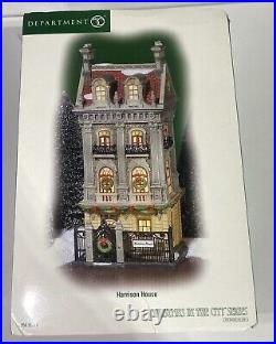Dept 56 CHRISTMAS IN CITY 2003 RARE Harrison House #59211