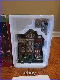 Dept 56 CHRISTMAS IN CITY 2007 RARE East Village Row Houses READ DESCRIPTION